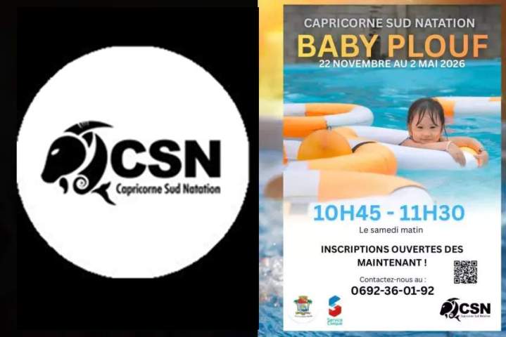 Natation enfants La Réunion